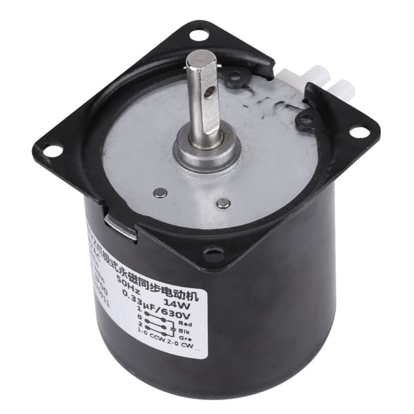 220V AC Synkron Växelmotor 60KTYZ 5rpm