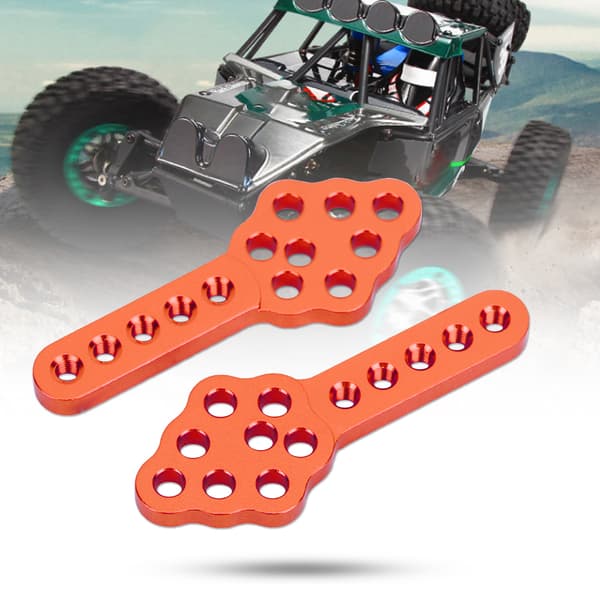 Justerbart støtdemperfeste 1/10 RC Crawler Bil 2 stk Rød