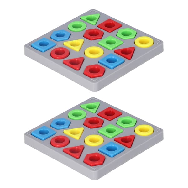 Børns formfarvematchende legetøj 4 farver geometrisk figur kognition sensorisk pædagogisk legetøj