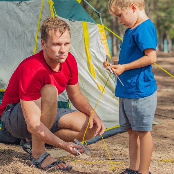 Pack utomhustält spikavdragare Campingtillbehör Tälthög Golvkrok Spikavdragare Tälthög med dragkrokavdragare för outd