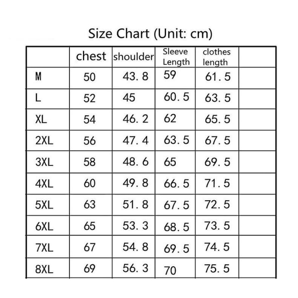 Skinnjakke for menn 4XL