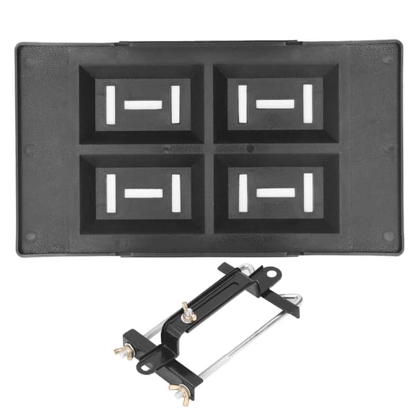 Bilbatteriholder Ned Brickfaste Kit Højdejusterbar Sort Robust Holdbar Universal