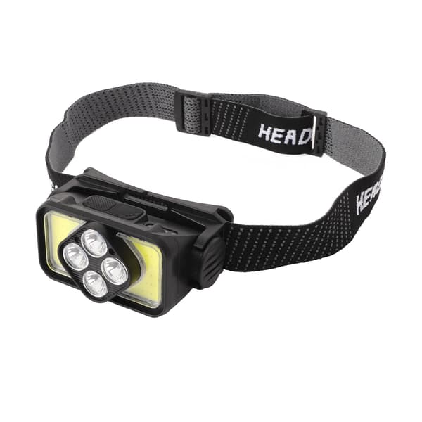 COB Hodelykt USB Oppladbar LED Hodelykt IPX4 Vanntett Hodelykt Bevegelsessensor Utendørsfiske Camping Hodelykt