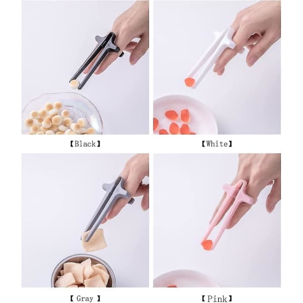 4 stk. finger-snacks pinde til gamere, snack-clips chips ekstra controllere gaming tilbehør[ht]