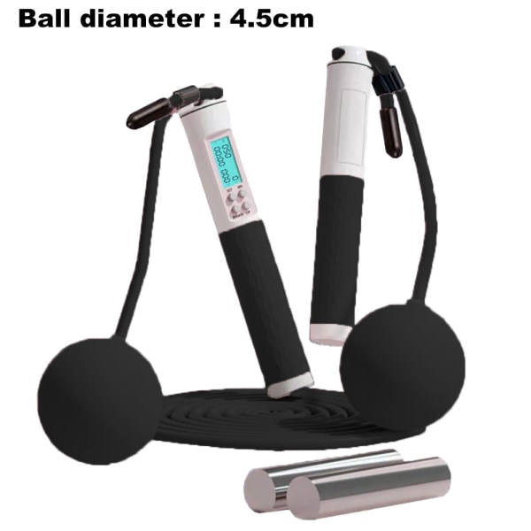 Hopprep, Digitalt hopprep med kalori- og loopräknare, black dual purpose
