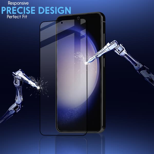 【HT】2-pack Samsung S23 Plus Skärmskydd - Härdat Glas 9H - Superkvalitet 3D