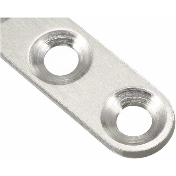 6 stk 56*15*2mm liten rustfritt stål dreiehengsel Vinduhengsel svingdørhengselmonteringsutstyr，For møbler til hjemmet,