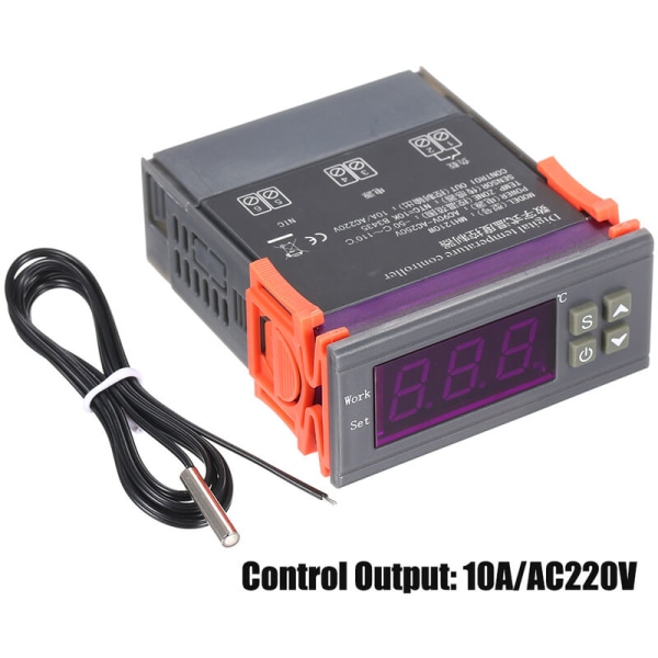 Ultrabred spänning mikrodator intelligent digital display termostat