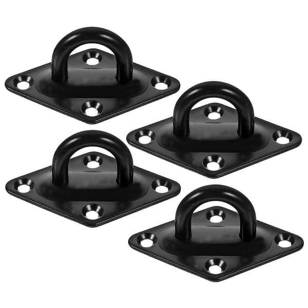 4 kpl Pad Eye Plate Hook ruostumattomasta teräksestä valmistetut kattokoukut U-koukut seinäkoukut