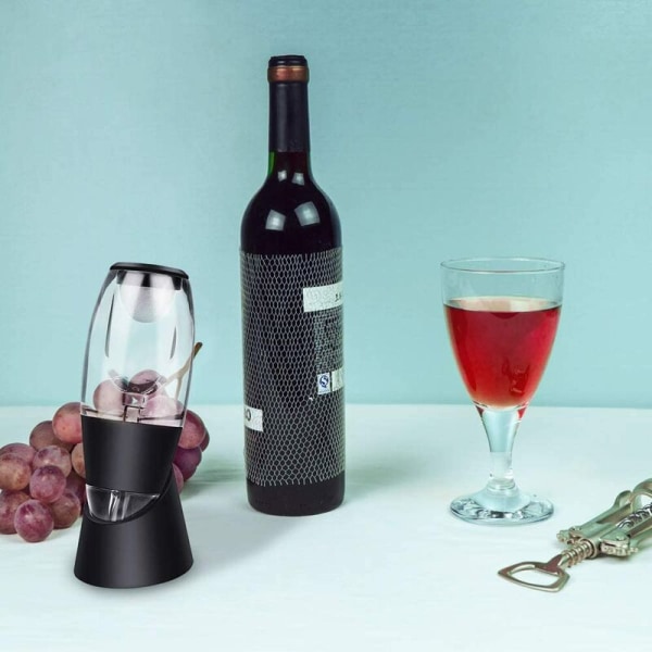 Rödvinsvinkaraff Quick Wine Pourer Filter Färglåda Vinkaraff，Filter för hembruk