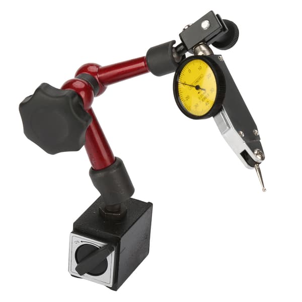 Magnetisk Dial Indikator Stativ Base Holder Fleksibel Holdbar Måler Testindikator
