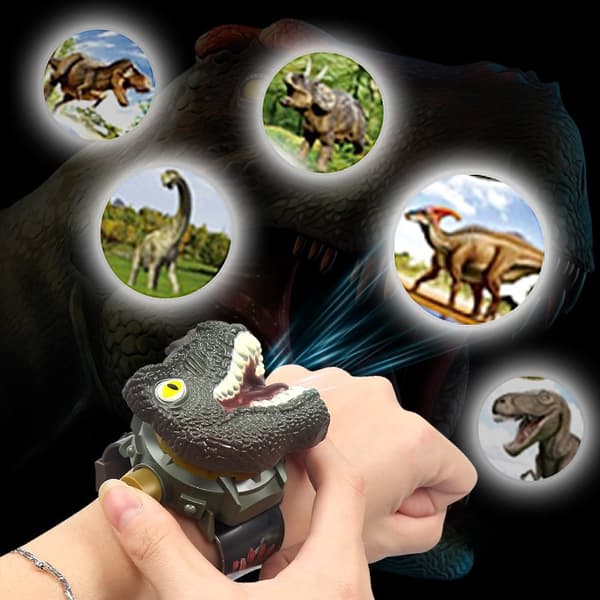 Dinosaur Watch Flashlight Projector Toys Animal Pattern Torch Edu[ht]