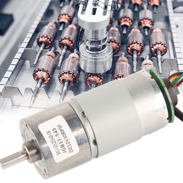 Kraftfuld 12V 30 RPM Torsionsgearmotor Med Encoder Effektiv