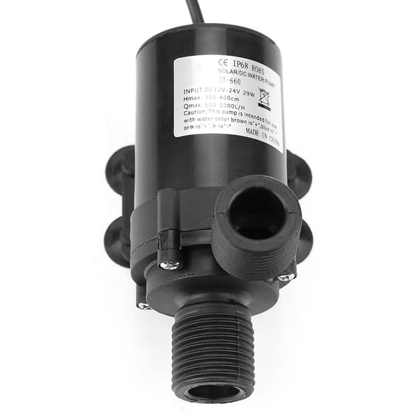 24V Mini DC børsteløs vannpumpe for solvarmer