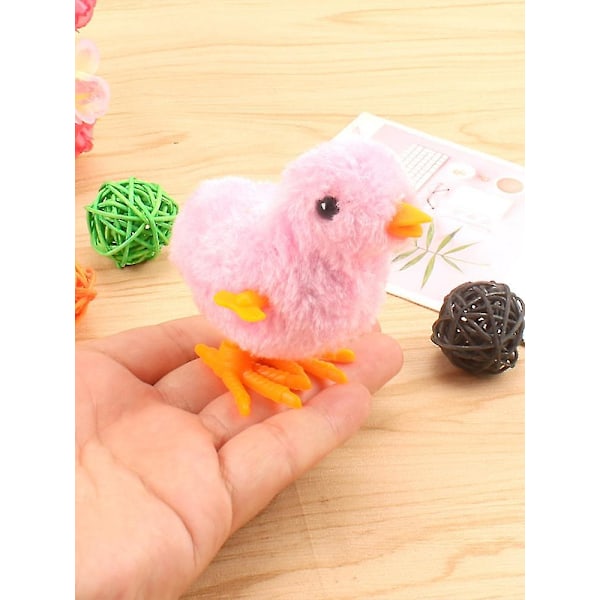 Jumping Chick Wind Up Toys Nyhed Chicken Hopping Windup Toy Yellow