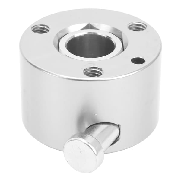 3 4 tums snabbkopplingsrattnavadapter med tryckknapp för 3-hålsratt silver
