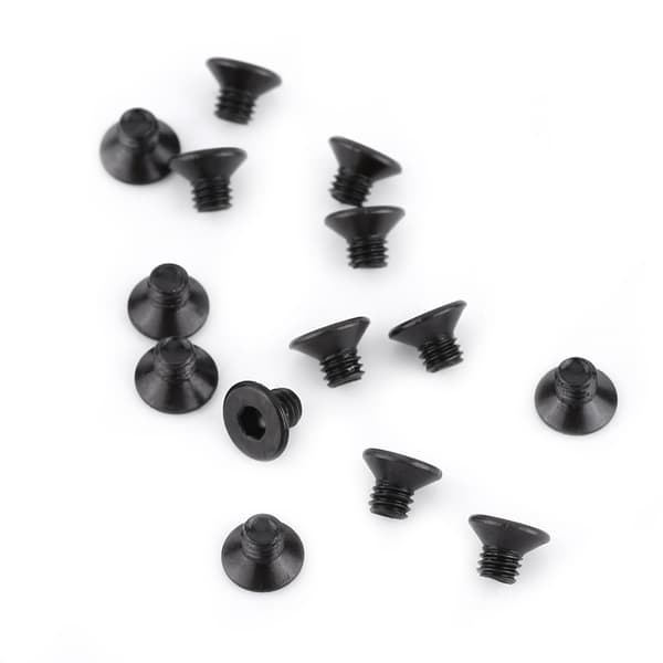 M3 Flad Hoved Unbrakoskrue Sortimentssæt 200 Stykker Per Æske