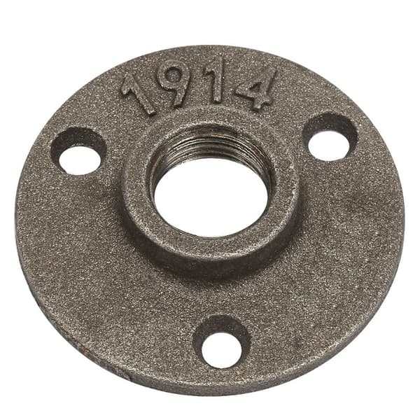 65mm DN15 3-reikäinen laippaputken pohja 10 kpl