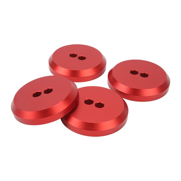 4 stk. Aluminium Jack Pad Adapter Udskiftning til Chevy Corvette C5 C6 C7 C8 Rød