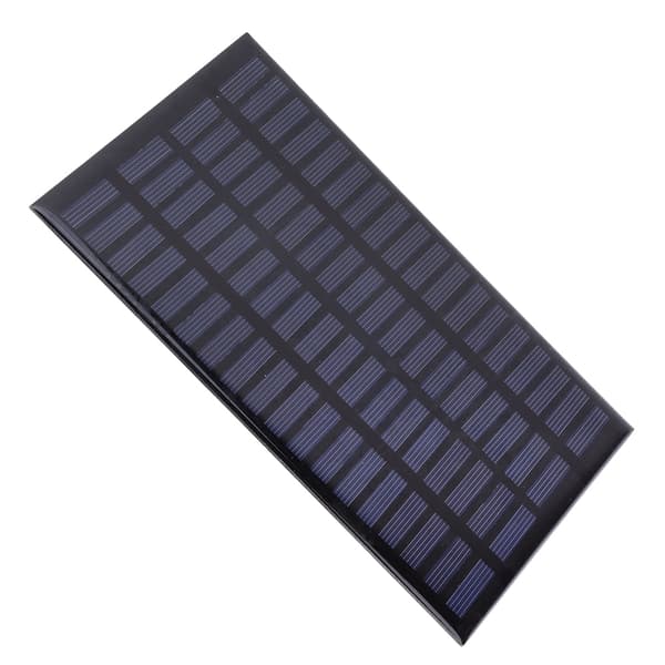2,5W 18V Bærbar Sort Stabil Effektiv polykrystallinsk silicium solcellepanel til gør-det-selv-oplader