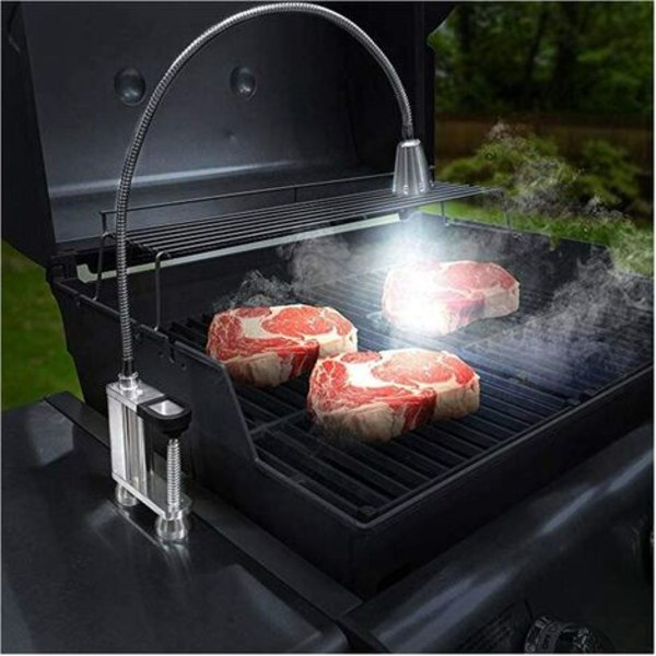 360° magnetiskt grillljus BBQ Grillljus Justerbar LED-ficklampa Arbetsljus Skruvfixeringsverktyg