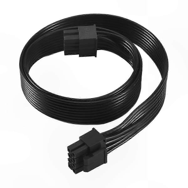 8-bens CPU til 4+4-bens EPS-12V bundkort strømadapterkabel til modulær PSU-kompatibilitet Black