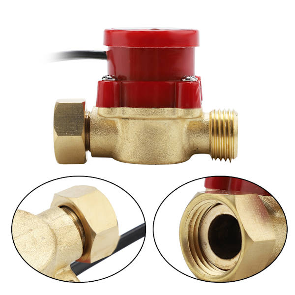 HT 60 Vandpumpe Flow Sensor Switch AC220V 05A G1 2 Tommer Gevind 1 Styk