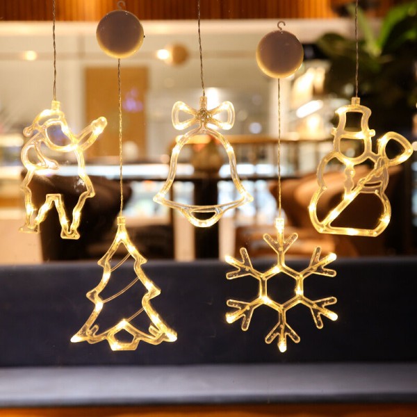 Joulukoristeet lava-asetelmavalot (joulurakkaus (kytkimellä ja paristolla)), joulukoristeeseen, par