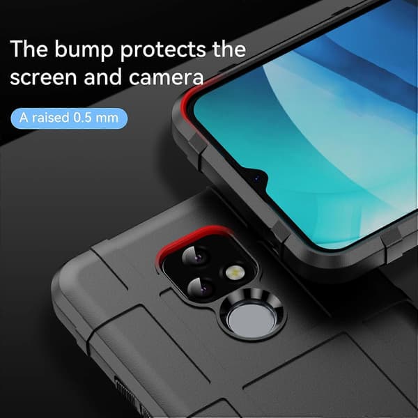 For Lenovo K12 Full Coverage Støtsikkert TPU-telefondeksel Black
