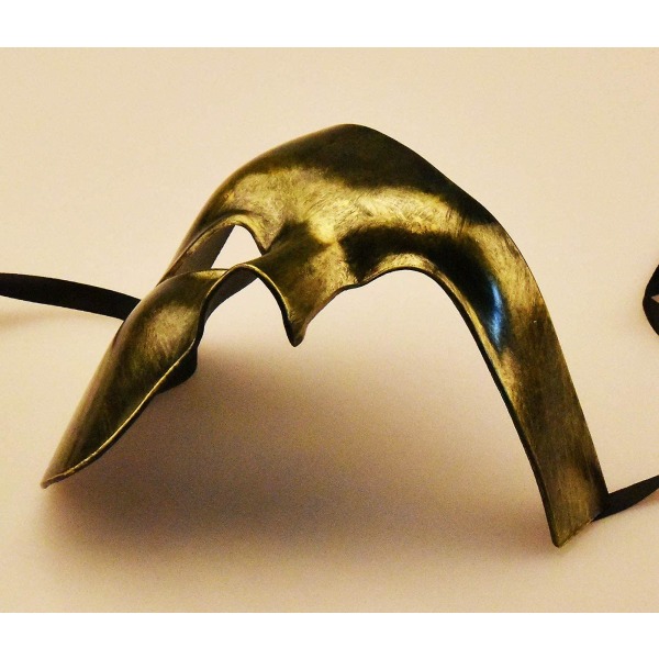 Men's Mask Halloween Phantom of the Opera Masquerade Mask Gold