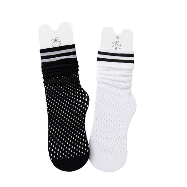 Lasten mid-tube sukat kevät ja kesä hieno mesh baby vasikka sukat opiskelija jalkapallo sukat koulupuku sukat (valkoinen + musta),
