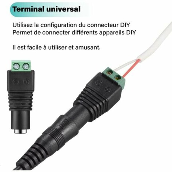 12 W:n universal AC-DC- power 3 V 4,5 V 5 V 6 V 7,5 V 9 V ja 12 V, 8 valittavissa olevaa sovitinliitintä, maks. 1000 mA,