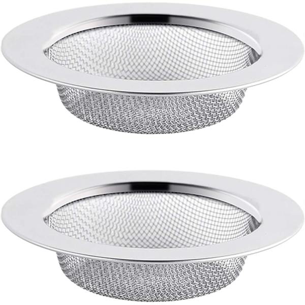 2 STK vask-si i rustfrit stål, 7,5 cm afløbssi, vask-si, vask-si, køkkenvask-si