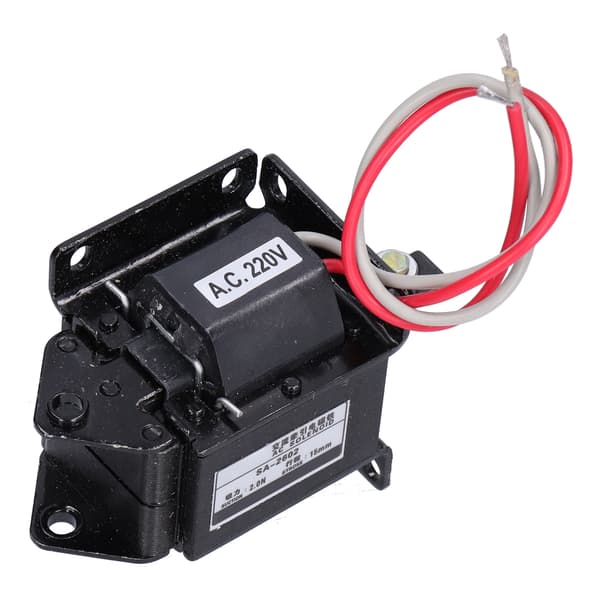 BERM Push Pull Elektromagnet 2.0N Kraft 15mm Slaglengde SA-2602 AC220V