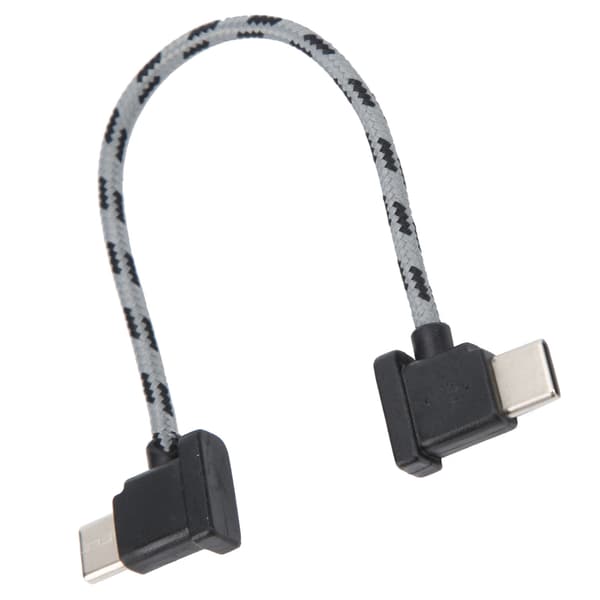 Vinkelret type C til type C datakabel 15 cm til DJI Mavic Air 2/Mini 2