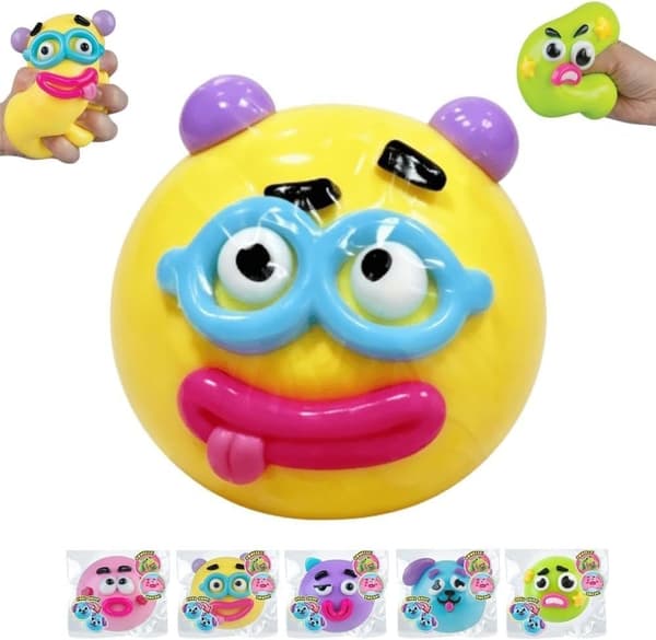 Smushers Squishy-Curiosities Smushers Hundefjæsbytte Squishy[ht] Yellow