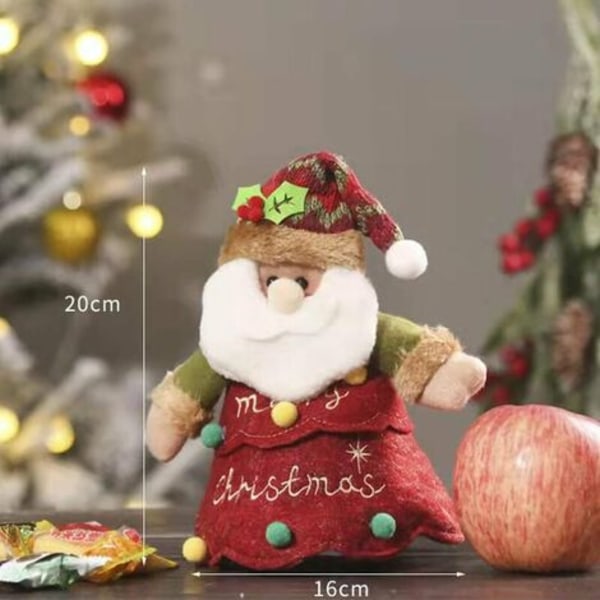Juleslikposer, julegaveposer, æbleposer, 3D design juleposer, julepynt julemandsdukke
