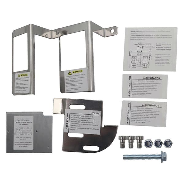 [HT]Interlock Kits 150A-225A Hovedafbryderpanel Hovedafbryder Belastningscentre Kits til Qocgk2C Qo Nem Montering Bilgenerator