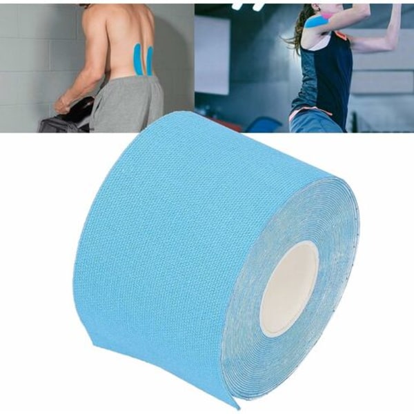 Muskeltape, Sports Kinesiology Tape 5cm x 5m Vanntett elastisk Kinesiology Tape for Terapeutisk Sports Tape Patch og