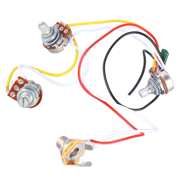 500K Bas Potentiometer Kopplingsschema Volymkontroll Instrumenttillbehör