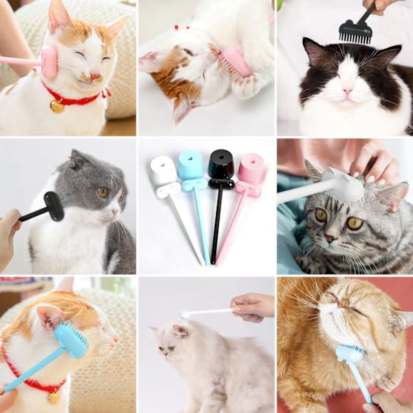Cat Massager -hiusharjalelu, kissanharja karvanpoistoon, kissanhoitoharjakampa karvanpoistoon, kissanharja sisäkäyttöön
