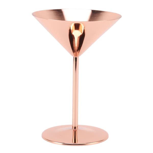 Martini-glas i rustfrit stål, finpoleret, rustfrit, elegante, moderne martini-glas til hoteller og barer[ht]