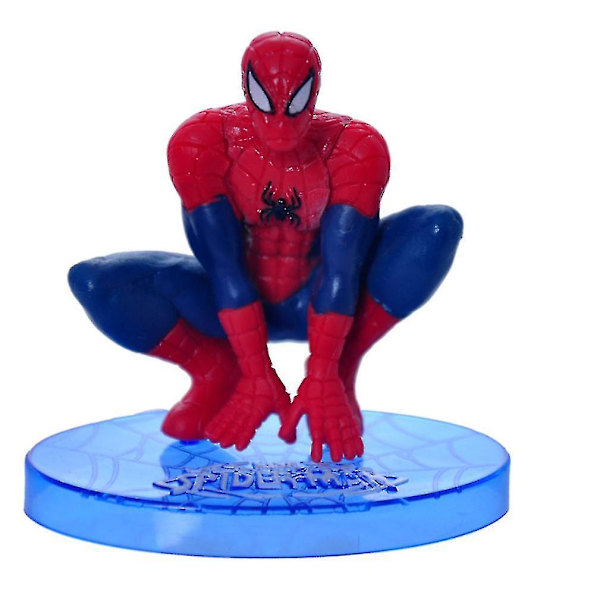 7 stk Spiderman Figur Legetøj Anime Dukke Model