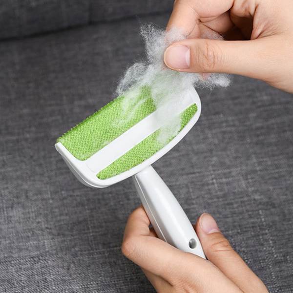 Kannettava nukanpoistoaine lemmikkieläinten karvanpoistoharja Manuaalinen nukanpoistoaine White 1 pc