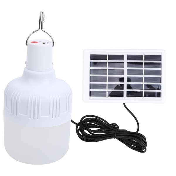 Bærbar 50W LED Solcellelampe Utendørs Camping Nødlys