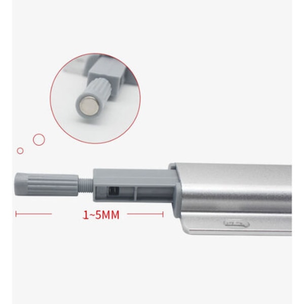 Bitar Aluminium Magnetisk Lås Dörrstängare Push Open Damper,Push ​​to Open Magnet Skåpdörr