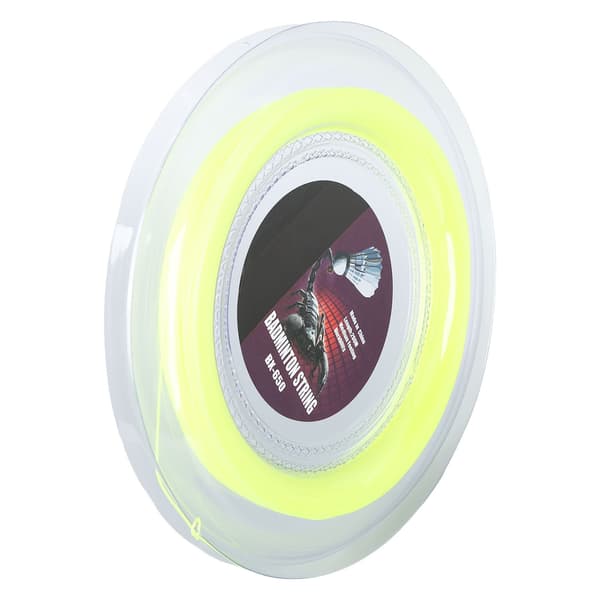 0,72 mm 200 m Badmintonracketsträng Nylon Badmintonträningsracket String Line BX 650 Fluorescerande Gul