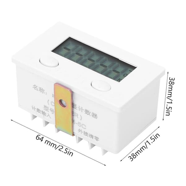 BEM 5C12φ Magnetisk Induktions Tæller Metal Sensor 5 Cifret LCD Display 0 til 99999