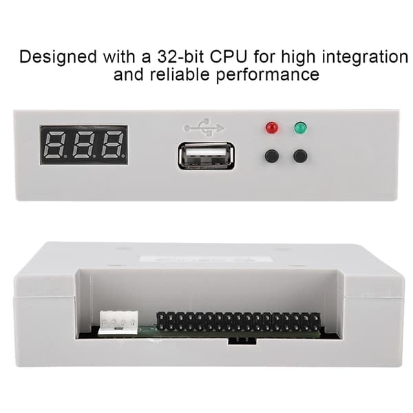 FDD-UDD U144K 1.44MB USB SSD diskettemulator för industriella styrenheter