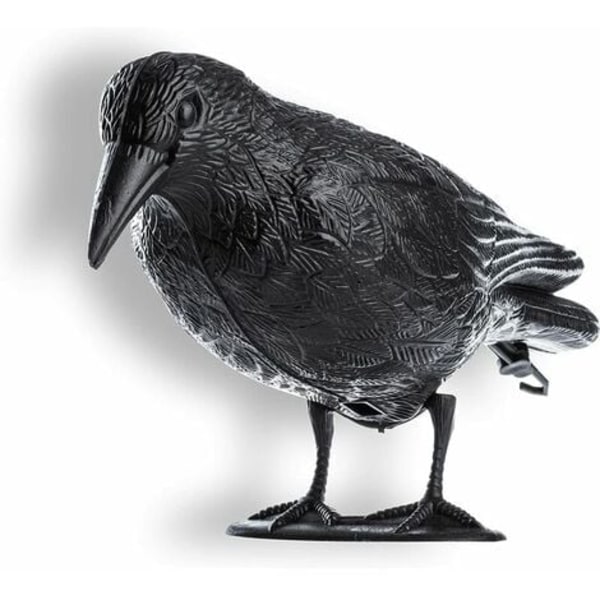 Black Crow, Pigeon Repeller ja muovinen kyyhkynen karkotin, Bird Repeller, Luonnollinen tuholaistorjunta, Suojaus ärsytystä vastaan